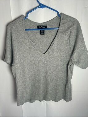 George Gray V-Neck Short Sleeve Top For Young Girls